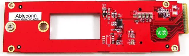 Alt view image 4 of 5 - Ableconn E1S-DT156 NVMe M.2 SSD to NVMe EDSFF E1.S SSD Adapter