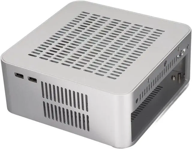 Main image of Mini ITX Case, Desktop Case Sturdy Durable Good Heat Dissipation for Hotel Computers for Self Service Terminals