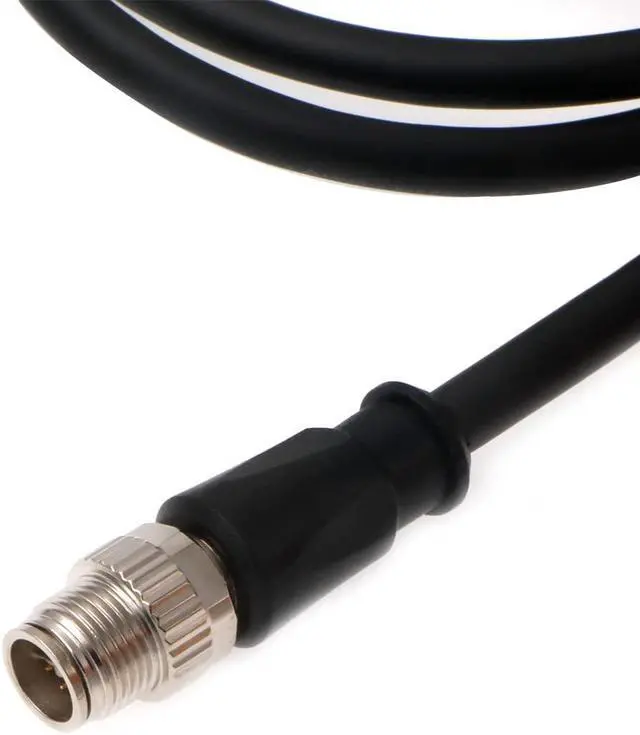 Alt view image 4 of 5 - AConnect M12-X-Code Ethernet-Cable for Cognex Industrial Camera M12 8 Pin Male X-Code to 8 Pin Male X-Code Shielded Industrial Cord Waterproof Anti-UV 1M