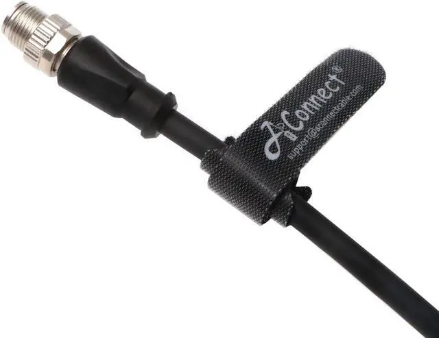 Alt view image 5 of 5 - AConnect M12-X-Code Ethernet-Cable for Cognex Industrial Camera M12 8 Pin Male X-Code to 8 Pin Male X-Code Shielded Industrial Cord Waterproof Anti-UV 1M