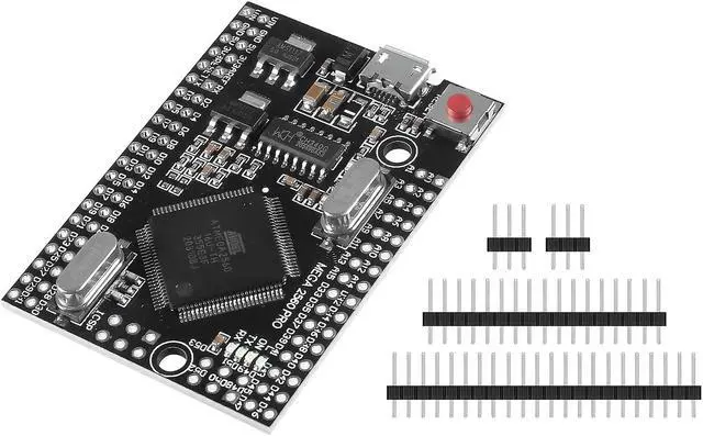 Alt view image 5 of 5 - Alinan 2pcs MEGA 2560 PRO Embed CH340G/ATMEGA2560-16AU Chip with Male Pinheader Compatible with MEGA2560