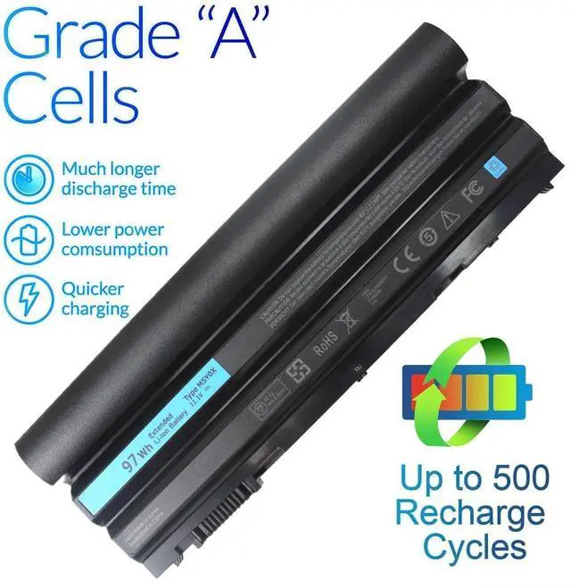 Alt view image 4 of 5 - 9-Cell 97Wh M5Y0X Battery for Dell Latitude E6420 E6430 E6440 E6520 E6530 E6540 E5420 E5430 E5520 E5530 Inspiron 4420 5420 5425 7420 7520 N4420 N4720 N5420 M421R M521R 2P2MJ NHXVW 71R31 11.1V
