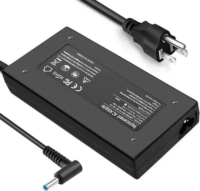 Main image of 150W AC Adapter Charger for HP ZBook 15V G5 G6/15 G3 G4 G5 G6 Studio G3 G4 G5 G6 OMEN by HP Laptop 15 17 15-AX033DW 17-W033DX 15-AX250WM Pavilion Gaming 15 17 917677-003 917649-850 Power Supply Cord