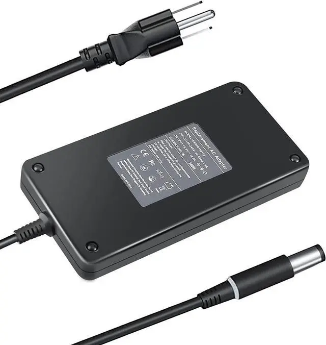 Main image of 240W AC Adapter Laptop Charger Replacement for Dell Alienware M15 R3 R5 R7 R4 R6 R7 AMD M17 R3 R5 R4 Area 51M R2 G3 15 3500 G5 15 5500 5505 5510 5511 5520 5521 5525 5535 G7 15 7500 Power Supply Cord