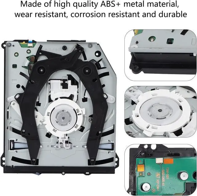 Alt view image 4 of 5 - ASHATA ray Disk DVD Drive for PS4 1200, Game Console Replacement Enclosure Portable Ray/Monocular DVD Disk Drive for PS4 CUH 120XX Series