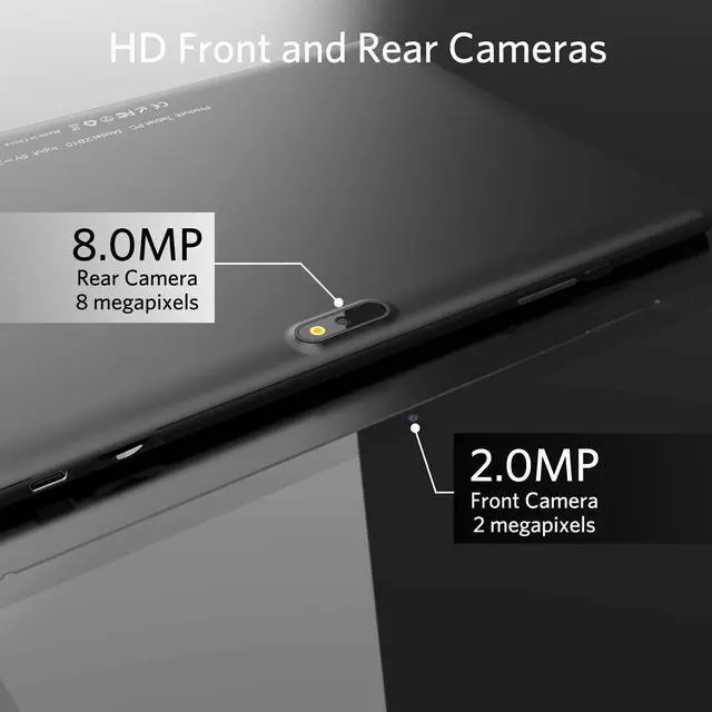 Alt view image 4 of 5 - ATOZEE 10 Inch Tablet Android Tablets 10" Tableta Computer with 32GB ROM 2GB RAM, Supports 1TB Expansion 2MP+8MP Camera WiFi BT 10.1 in HD Display Tab, 6000mAh Long Battery Life Tablet PC.