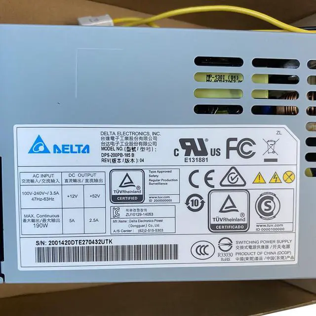 Alt view image 2 of 5 - BestParts New 190Watts Power Supply Compatible with Lorex Dahua Honeywell NVR DVR DPS-200PB-185 B