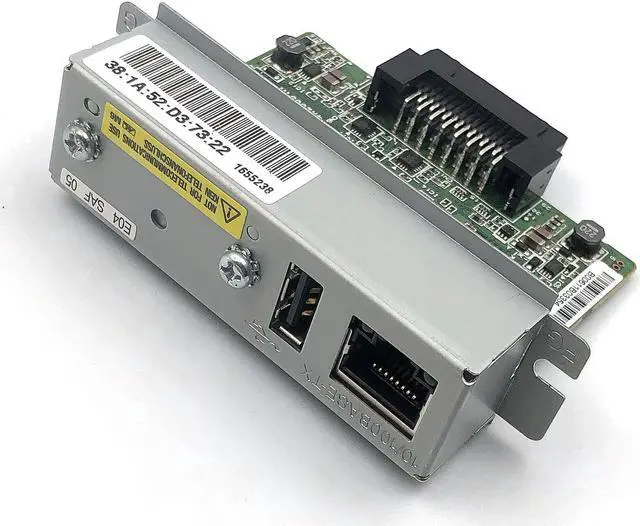 Alt view image 3 of 5 - FainWan New Ethernet Interface Compatible with UB-E04 C32C824541 TM-U220PB T81 U288 T88IV with USB