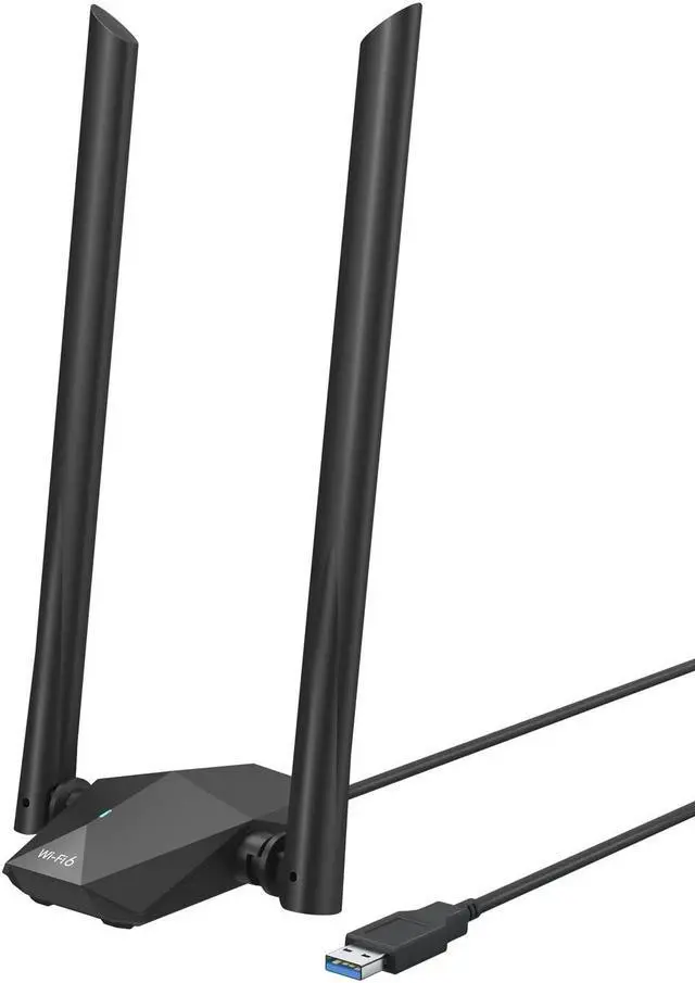 Main image of BrosTrend USB WiFi 6 Adapter AX1800 Long Range WiFi USB Adapter for PC Laptop Desktop 5GHz/1201Mbps + 2.4GHz/574Mbps Wireless WiFi Dongle USB3.0 with 2x High Gain Wi-Fi Antennas for Windows 11/10 ONLY