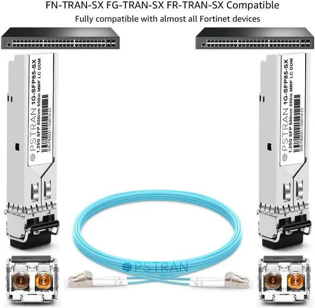 Alt view image 3 of 5 - OPSTRAN 1000BASE-SX SFP Optical Transceiver Module Compatible with Cisco GLC-SX-MMD GLC-SX-MM SFP-GE-S GLC-SX-MM-RGD 850nm 550m DDM Duplex LC MMF 4pcs/Pack