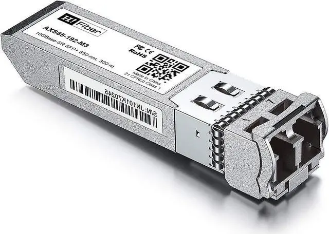 Alt view image 5 of 5 - 2 Pack of 10Gbase-SR Module with 2 Meter OM3 LC to LC Fiber Patch Cable, SFP+ to LC Multimode Transceiver Compatible for Ubiquiti UF-MM-10G and More