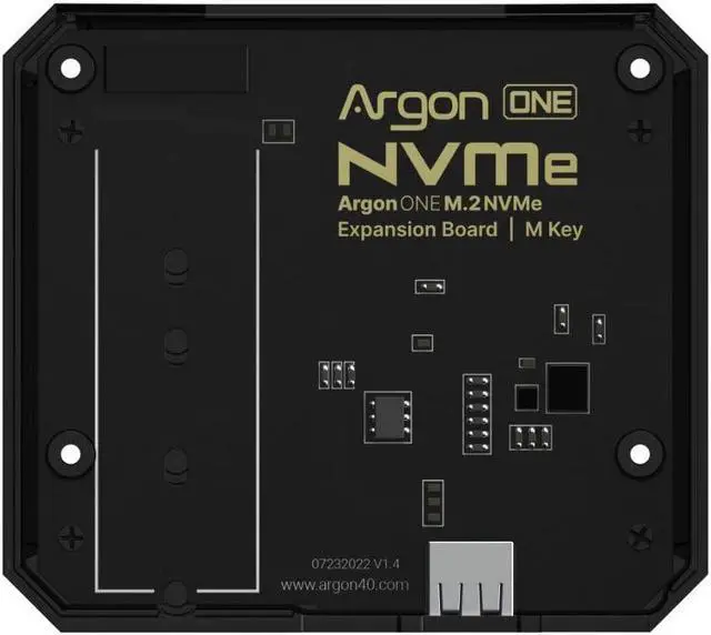 Main image of Argon ONE M.2 NVME Expansion Board for Raspberry Pi 4 | Supports M-Key M.2 NVME SSD | Only Compatible with Argon ONE V2 Cases