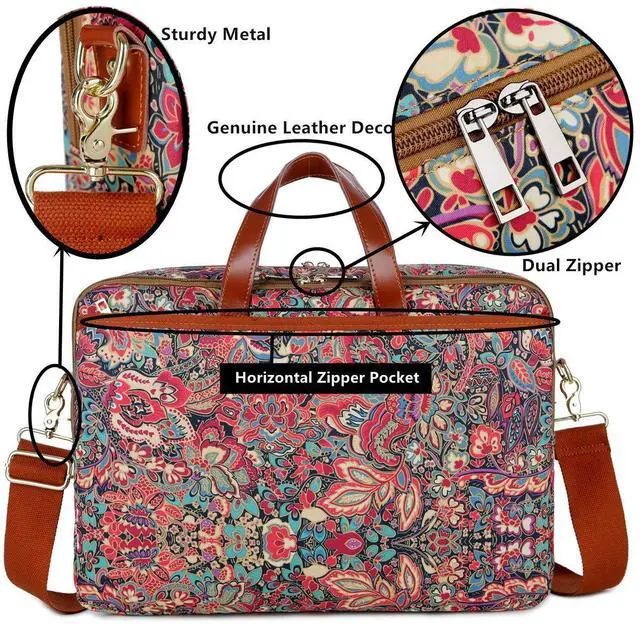 Alt view image 4 of 5 - Baosha Multicoloured 17inch Laptop Computer Bag Messenger Bag Briefcase for Women BC-07 (HS)