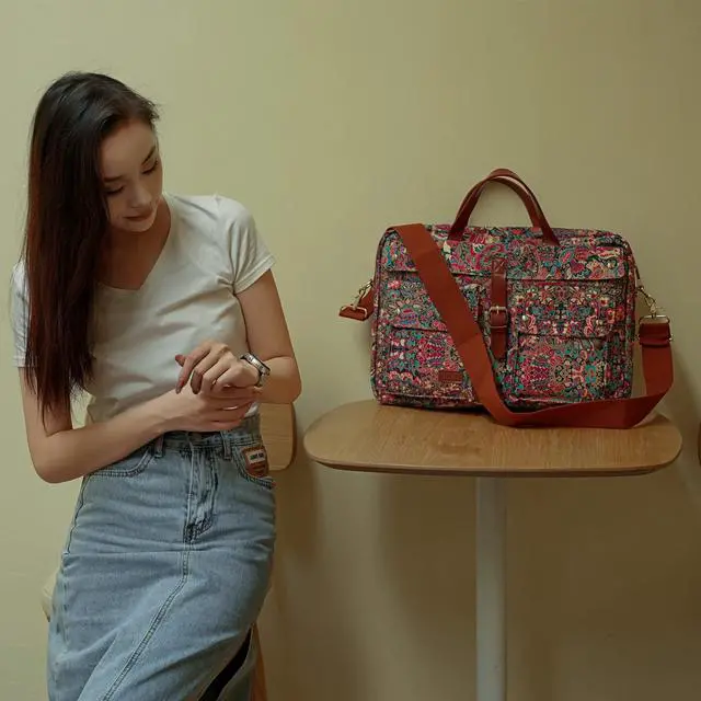 Alt view image 3 of 5 - Baosha Multicoloured 17inch Laptop Computer Bag Messenger Bag Briefcase for Women BC-07 (HS)