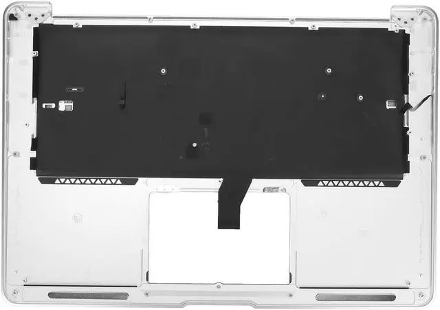 Alt view image 3 of 5 - ciciglow Replacement Keyboard for MacBook Air 13in 2013-2017 Palm Rest Case A1466, Computer Repair Accessories Kits Tools Aluminum Alloy Silver