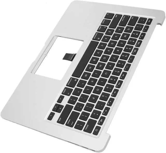 Alt view image 4 of 5 - ciciglow Replacement Keyboard for MacBook Air 13in 2013-2017 Palm Rest Case A1466, Computer Repair Accessories Kits Tools Aluminum Alloy Silver