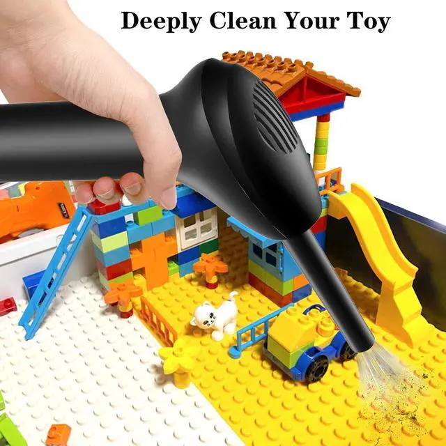 Alt view image 4 of 5 - HONKYOB Cordless Air Duster, Electric Air Duster,Air Blower Replaces Compressed Air Cans for Cleaning Computer,Keyboard, Car, Pet House,2500mAh Rechargeable Battery,Fast Charging,Powerful 45000 RPM