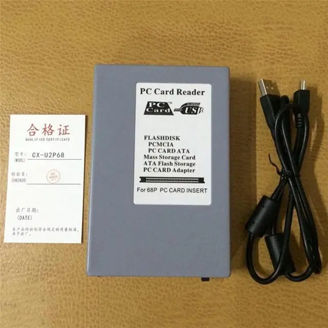 Alt view image 5 of 5 - Onefavor ATA PCMCIA Memory Card Reader, 68PIN PCMCIA Card to USB Adapter Converter, CardBus PCMCIA PC Card/ATA Memory Card Reader