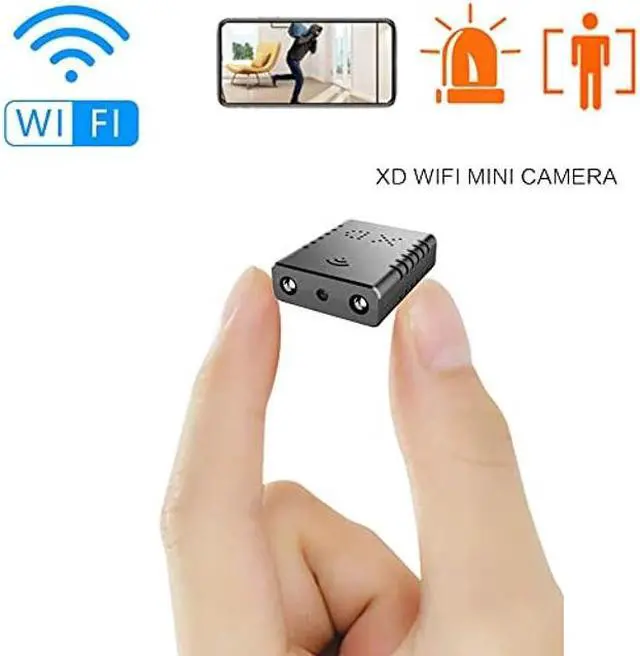 Alt view image 3 of 5 - Smallest Spy WiFi Camera,HD1080P Wireless Remote Camera,Portable Wireless IP Camera,Nanny Cam, Baby Monitor with Night Vision, Motion Detection,Cloud Storage, Remote Viewing for iOS Android Phone APP