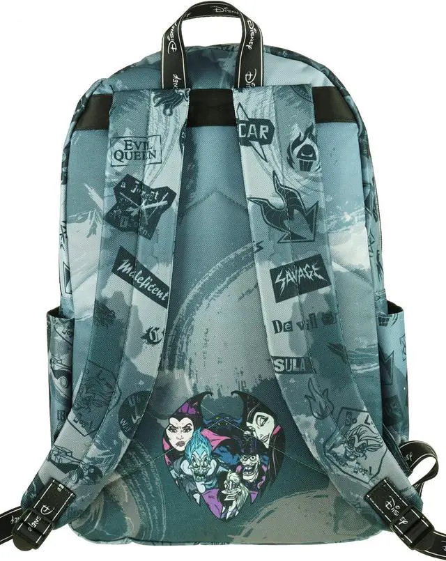 Alt view image 5 of 5 - KBNL Classic Disney Villains Backpack with Laptop Compartment for School, Travel, and Work (Villains), Multicolor, Large