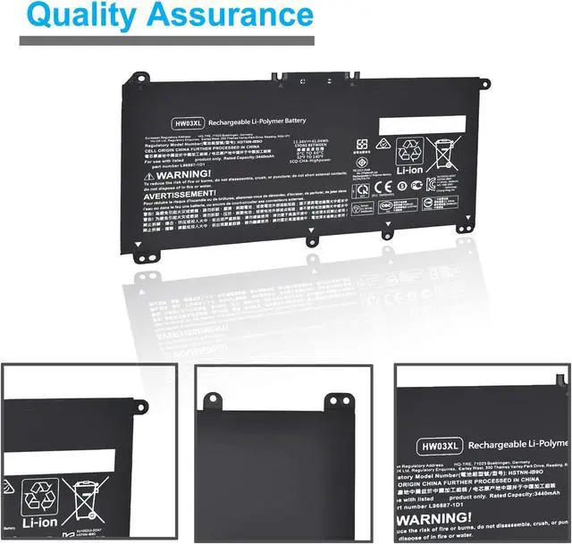 Alt view image 4 of 5 - Emaks HW03XL Battery for HP Pavilion 15-EG0000:15-eg1053cl 15-eg3053cl eg0073cl 15-eg3097nr eg0050wm 15-eg0025nr eg1073cl eg0021nr eg1053cl eg1077nr eg0053cl HSTNN-IB90 IB9O LB8U OB2A L96887-1D1 421