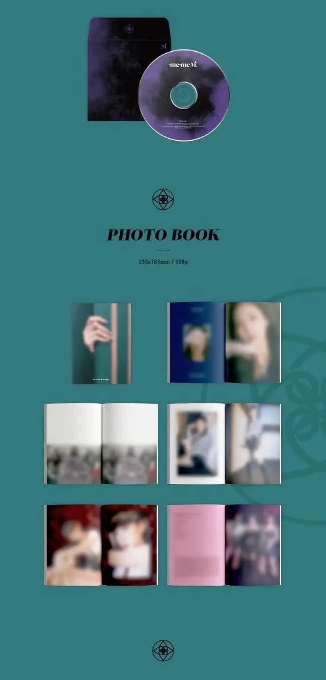 Alt view image 3 of 5 - DREAMUS Purple KISS - memeM [M ver.] (3rd Mini Album) Album+Pre Order Limited Benefits+CultureKorean