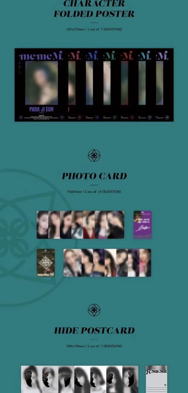 Alt view image 4 of 5 - DREAMUS Purple KISS - memeM [M ver.] (3rd Mini Album) Album+Pre Order Limited Benefits+CultureKorean