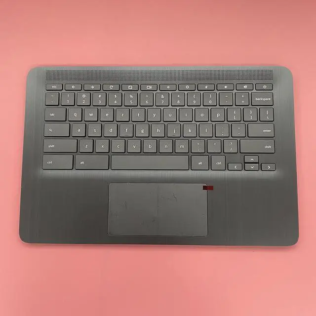 Alt view image 3 of 5 - Replacement for HP Chromebook 14 G6 CB14G6 CelN4000 15.6" Laptop Upper Case Palmrest Keyboard Touchpad Assembly Part L90459-001