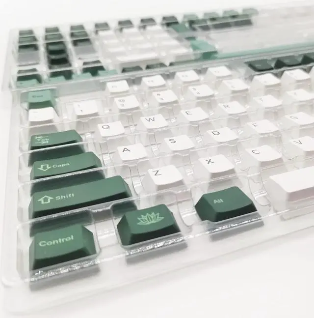 Alt view image 4 of 5 - GTSP Custom Gaming keycap Set 144-Key Cherry Mx Keycaps 60 Percent Sub-Dye for Gateron Kailh Switch (Botanical)