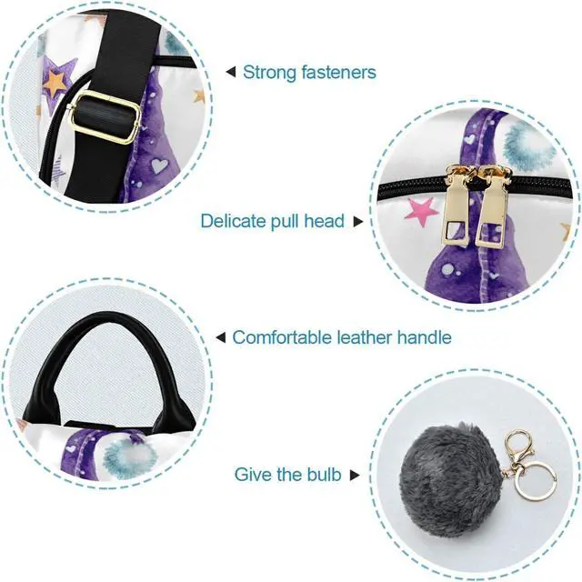 Alt view image 5 of 5 - OTVEE Magic Gnomes Backpacks Purse for Women Girls Ladies Anti Theft Fashion Medium Size Mini Shoulder Bag with Keychain