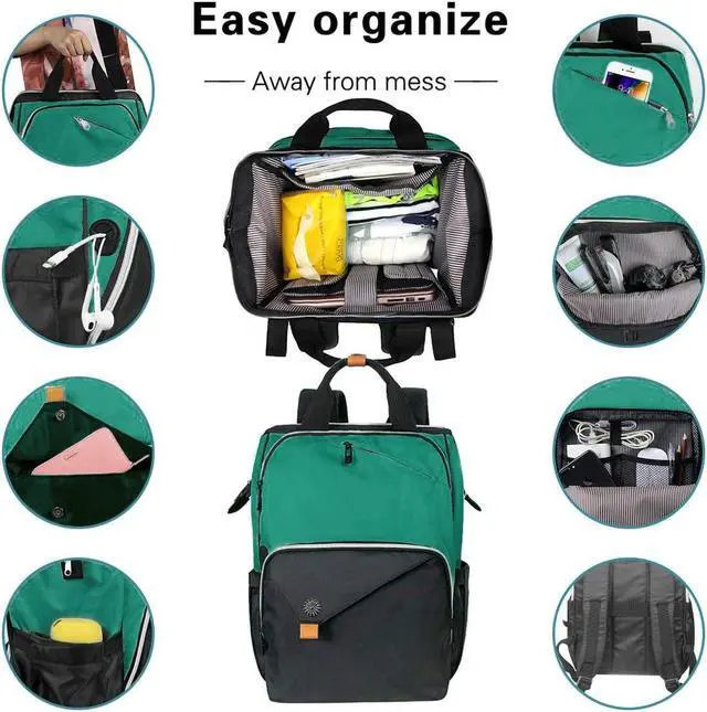 Alt view image 3 of 5 - Hap Tim Womens Laptop Backpack, Travel Backpack for Women, Work bag, Nurse bag, Carry on Backpack, Nurses Week Gifts for Women7651-MB