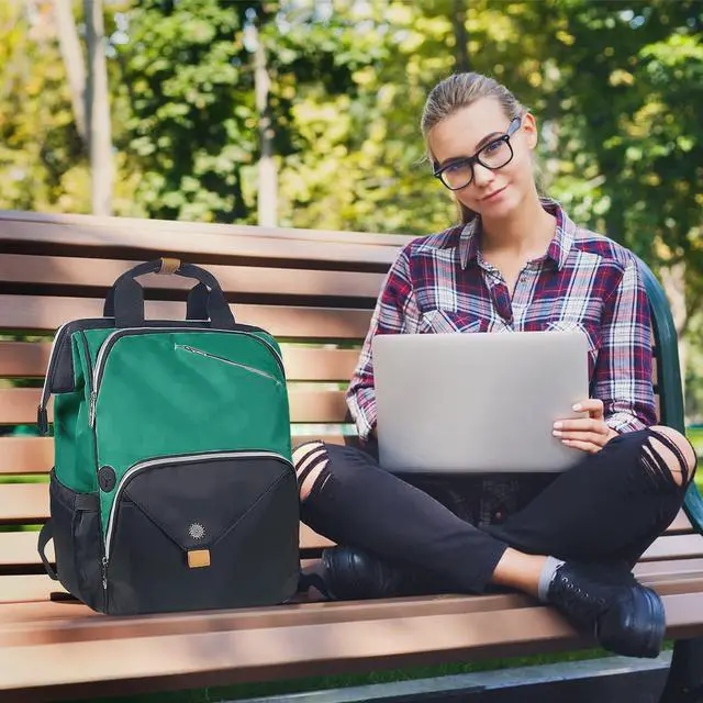 Alt view image 2 of 5 - Hap Tim Womens Laptop Backpack, Travel Backpack for Women, Work bag, Nurse bag, Carry on Backpack, Nurses Week Gifts for Women7651-MB