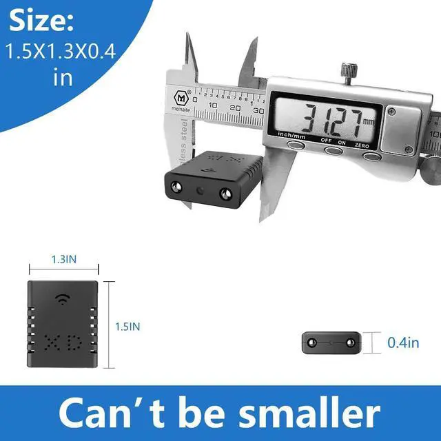 Alt view image 2 of 5 - Smallest Spy Camera,Mini Wireless Camera,Spy Camera Hidden Camera Detector,HD1080P Baby Monitor,Pet Camera with Night Vision,Motion Detection, Cloud Storage for Security Camera, with iOS Android APP