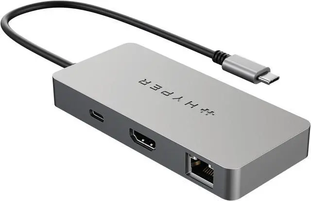 Main image of HyperDrive 5 Port USB C Hub - 86W Power Delivery, 4K HDMI, Ethernet, 5Gbps USB-A, USB Hub for Laptop, Chromebooks, and USB-C Compatible Devices