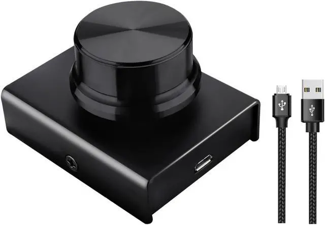 Main image of USB Volume Control Multimedia Controller Knob PC Volume Control Knob Speaker Audio Multimedia Volume Remote Control Adjuster with One Key Mute Function Support Win7/8/10/XP/Mac/Vista/Android/iOS