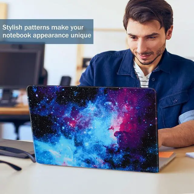 Alt view image 5 of 5 - 15.6" Laptop Notebook Skin Sticker Cover Decal and RICHEN 14 15 15.4 15.6 inch Laptop Shoulder Bag, Galaxy