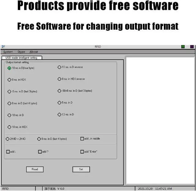 Alt view image 4 of 5 - Riversmerge Dual-frquency ID & IC RFID Card Reader Keyboard Emulation LED Board Compatible with Windows/Android/Liunx System + 5pcs Card