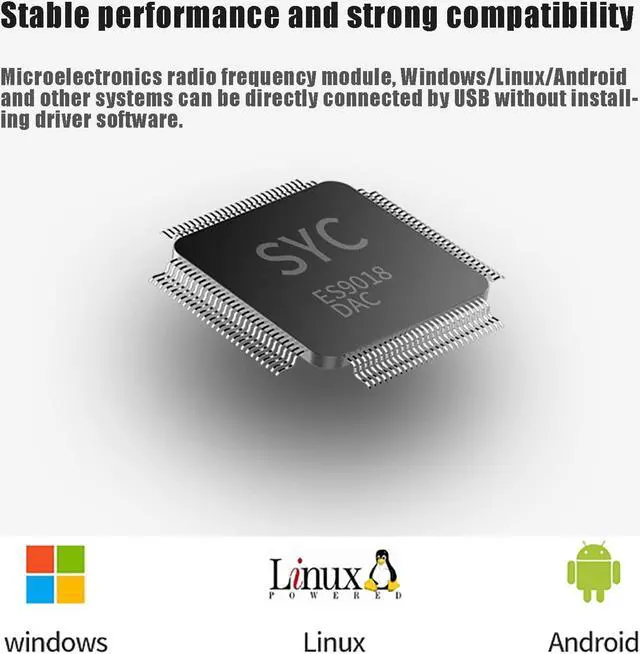 Alt view image 3 of 5 - Riversmerge Dual-frquency ID & IC RFID Card Reader Keyboard Emulation LED Board Compatible with Windows/Android/Liunx System + 5pcs Card