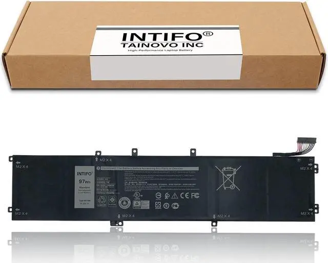 Alt view image 2 of 5 - INTIFO 97Wh 4K1VM Laptop Battery Compatible with Dell G7 17 7700 Series Notebook W62W6 0W62W6 XYCW0 0XYCW0 9TM7D 09TM7D V0GMT NYD3W 0NYD3W NCC3D 0NCC3D [11.4V 97Wh 6-Cell]