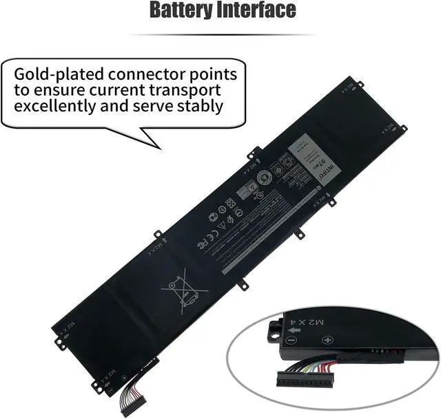 Alt view image 5 of 5 - INTIFO 97Wh 4K1VM Laptop Battery Compatible with Dell G7 17 7700 Series Notebook W62W6 0W62W6 XYCW0 0XYCW0 9TM7D 09TM7D V0GMT NYD3W 0NYD3W NCC3D 0NCC3D [11.4V 97Wh 6-Cell]