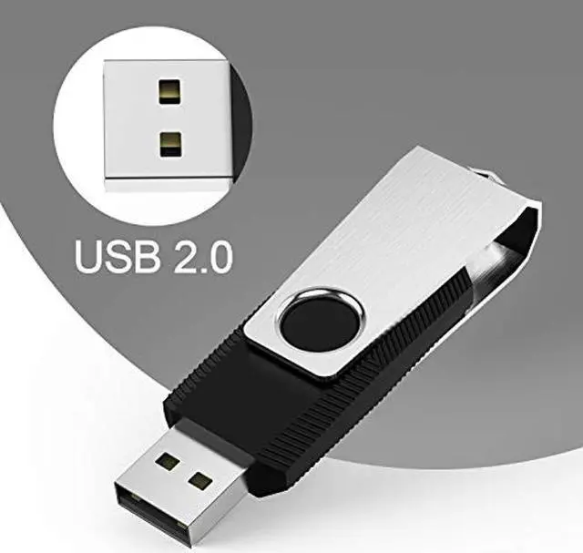 Alt view image 5 of 5 - KEXIN 100 Pieces 1GB USB Flash Drive Bulk Flash Drive 1 GB Thumb Drive Bulk USB Drives 1G USB Stick Swivel Drive 100 Pack USB 2.0 (1G, 100PCS, Black)