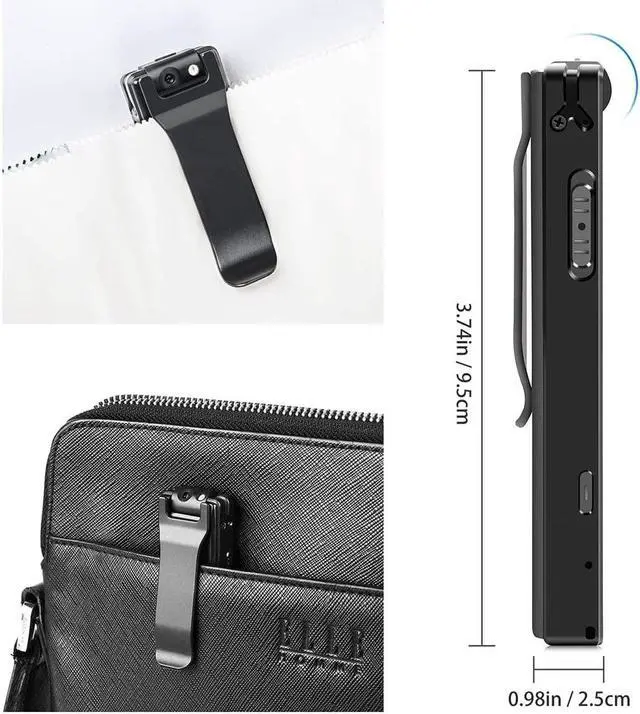 Alt view image 3 of 5 - Mini Body Camera Video Recorder, Pocket Camera, Tiny Camera, Nanny Small Cam, Body Spy Camera, Small Security Camera for Home Outdoor Office and More (with 32G Red Super high-Speed Memory Card)