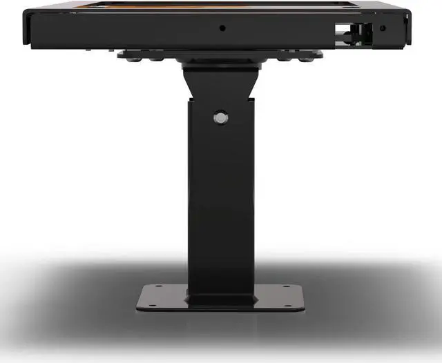 Alt view image 5 of 5 - TABcare Locking Metal Black Desktop Stand for iPad 7 8 9 10.2" with 360 Rotating & 180 Tilting Stand