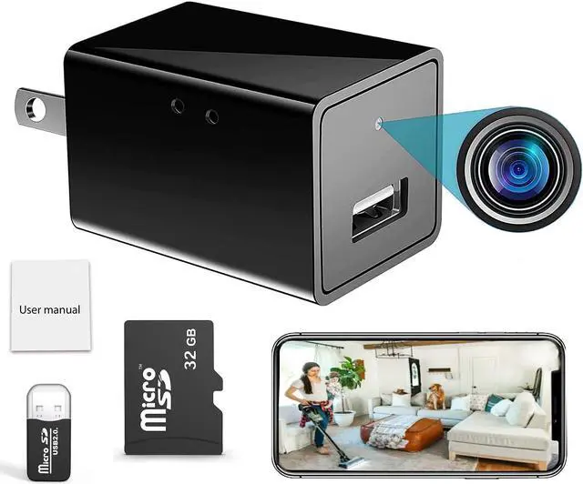 Main image of SPYLEAGUE Newer 2022 Release Spy Camera Hidden Camera USB Charger [Expanded Pack] WiFi Recording Device Home Security Full HD 1080 Mini Spy Camera Surveillance USB Smart Charger Tiny Spy Tool