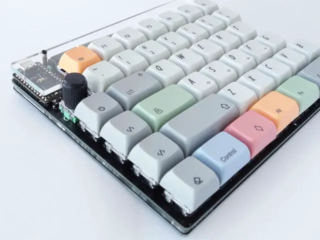 Alt view image 2 of 5 - nullbits SNAP 75% Mechanical Keyboard Kit (Black)