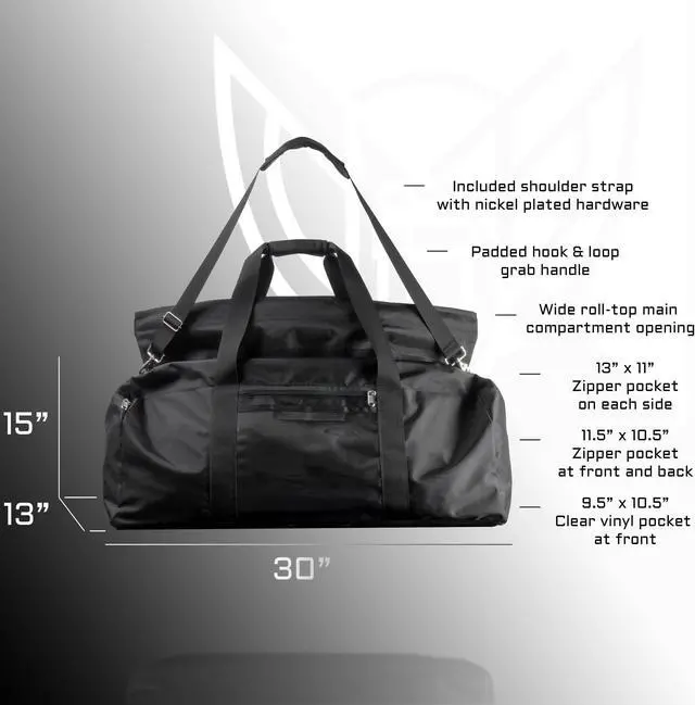 Alt view image 5 of 5 - Xtreme Sight Line ~ Xecutive Transport Faraday Duffel Bag for Military Use ~ MOLLE System ~ Computer Towers and Other Large Electronics ~ Data Security for Executive Travel~ Tracking/Hacking Defense