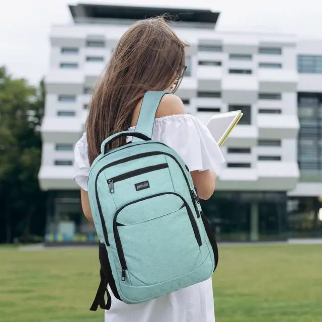 Alt view image 2 of 5 - Paude School Backpack,15.6 Inch Laptop Backpack Women Bookbag Rucksack for Teen Girls,School Bags for Teens