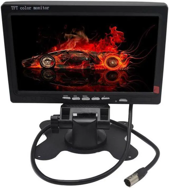 Main image of Padarsey 7 Inches TFT Color LCD Car Rear View Camera Monitor Support Rotating The Screen and 2 AV Inputs (7 Inch LCD Monitor)