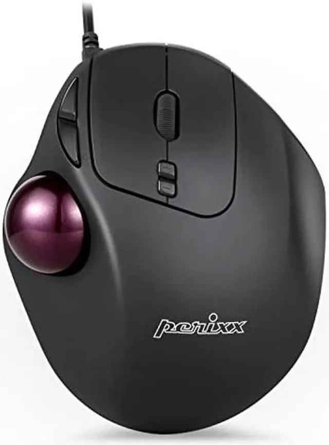 Main image of Perixx Perimice-517 Wired Trackball USB Mouse, 7 Button Design, Build-in 1.34 Inch Trackball with Pointing Feature