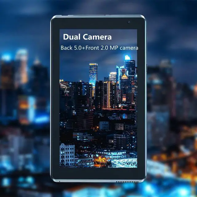 Alt view image 5 of 5 - YQSAVIOR 7 inch Tablet 4GB RAM 32GB ROM Quad-Core Processor Android 14 Tablet PC for Kids, IPS Screen, Dual Camera, WiFi, Bluetooth